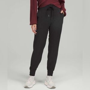 Lululemon Ready to Fleece Joggers 8 Black sweats pockets athletic loungewear